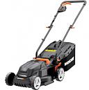 Газонокосилка электрическая Worx WG713E (PRC, 1200 Вт., 34 см., пластик, травосборник 30 л., мульчирование, 11 кг)
