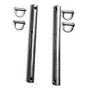 Комплект для перемещения мотоблока Нева Компакт на колесах с фрезами (2 переходника на колеса, 4 стопора, 3.1 кг)