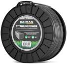 Леска Caiman Titanium Power 3,0 мм, 132 м, квадратная, двухслойная, катушка