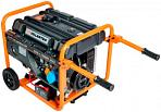 Бензиновый генератор Villartec GG8300ЕВС (PRC, 420 см3, 6.0/6.5 кВт, электростартер, медь, 25 л, комплект колёс, 91.4 кг)