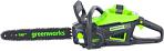 Пила аккумуляторная цепная GreenWorks GD60CS25 16" без АКБ и ЗУ (PRC, BL 60В, 3/8"-1.3-56E, 4.7 кг)