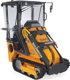 Универсальная машина мини-погрузчик Baumech ML-03 Pro с зимней кабиной с двигателем Honda GX630 V-Twin