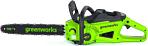 Пила аккумуляторная цепная GreenWorks GD40CS20X 16" c АКБ 8 А/ч и ЗУ (PRC, BL 40В, 3/8"-1.1-56E, 4.2 кг)